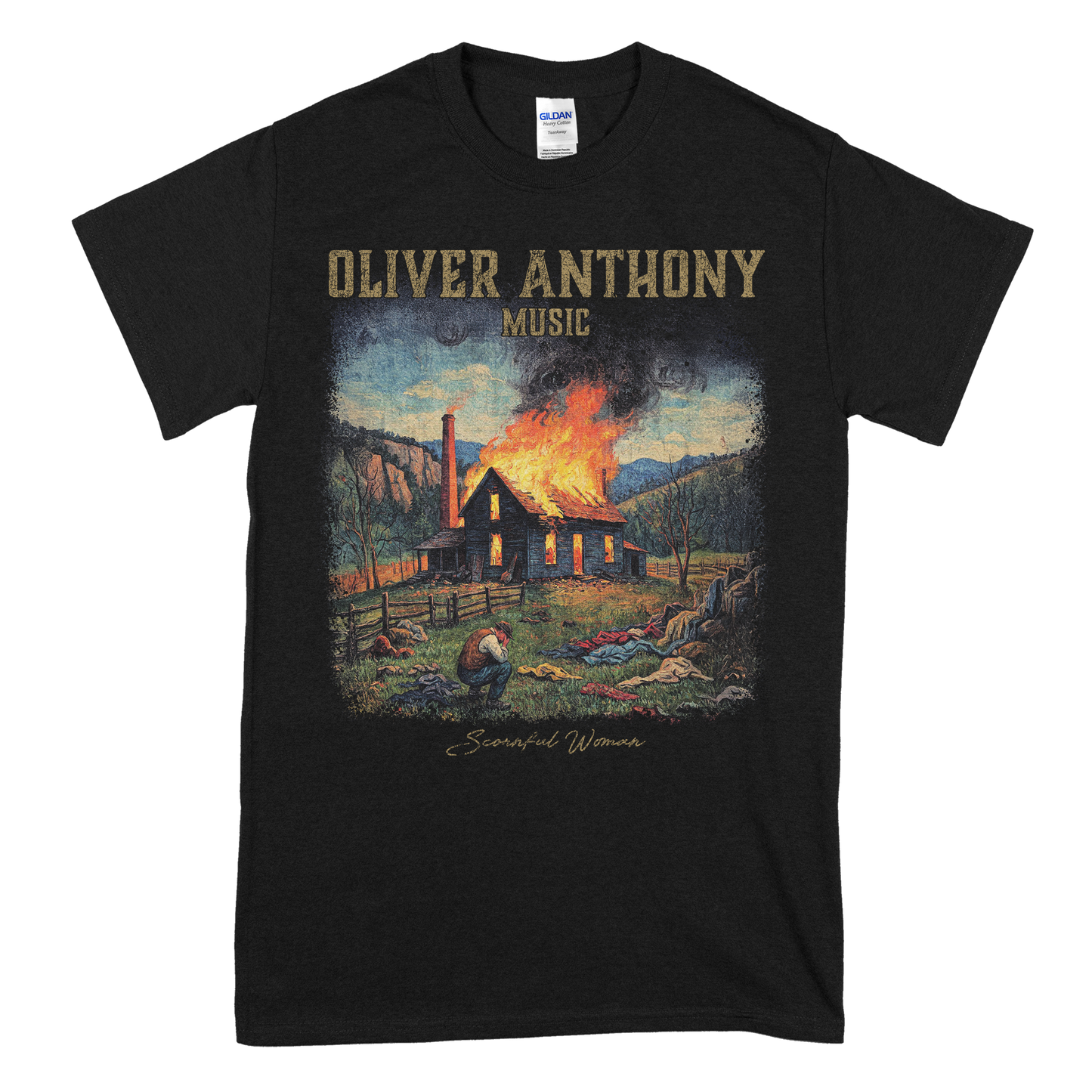 Oliver Anthony Music (Scornful Woman) T-Shirt